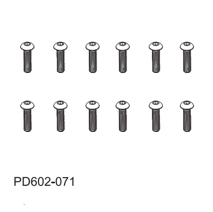 PDracingTK10,TR10 Car Bearings Screws Parts