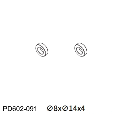PDracingTK10,TR10 Car Bearings Screws Parts