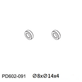 PDracingTK10,TR10 Car Bearings Screws Parts