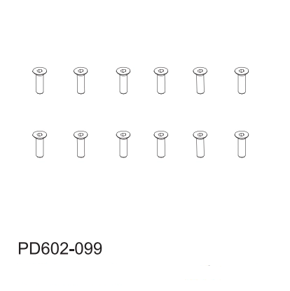 PDracingTK10,TR10 Car Bearings Screws Parts