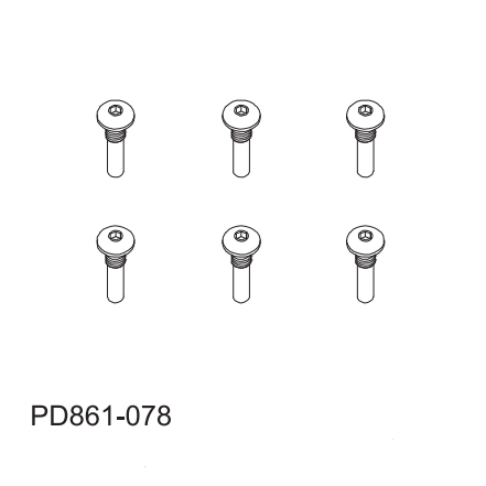 PDracingTK10,TR10 Car Bearings Screws Parts