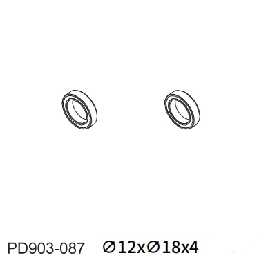 PDracingTK10,TR10 Car Bearings Screws Parts