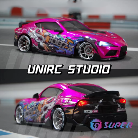 TG Super RWD AWD Plastic Body Shell Wheelbase 108 mm Front: 84.7 mm Rear: 85.4 mm
