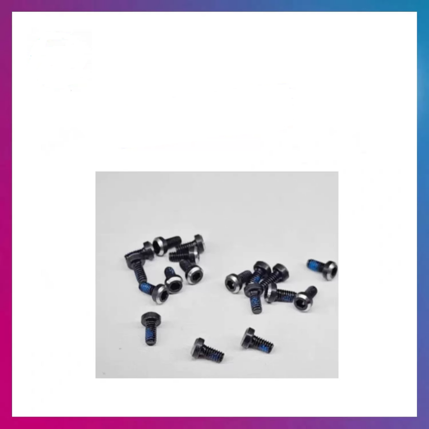 TG SUPER M2 Countersunk Screw Bag 4mm 6mm 8mm 30PCS
