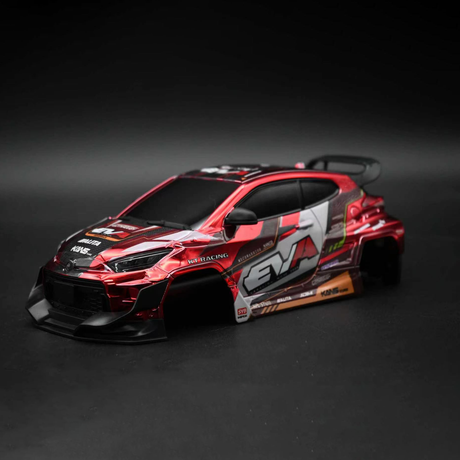 1:24 RC Drift Car Yaris Plastic Body Shell Wheelbase 110mm Front 80mm Rear 85mm