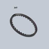 Universal Curved-Tooth Belt for Mini-Z/RC Cars 33T/34T/36T/37T