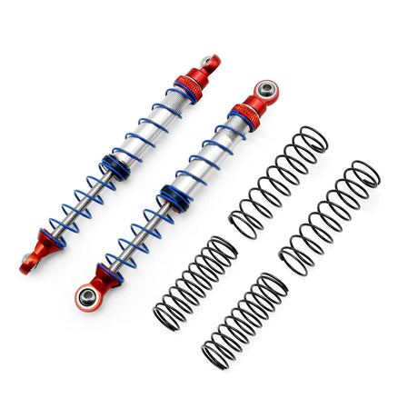 1/10 RC Crawler Dual-Stage Dual Spring Oil Shock Absorbers (80-120mm) for TRX4 SCX10 D90