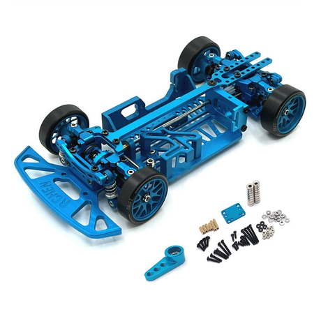 ARRIS 1:28 Metal RC Drift Car Chassis for WLtoys KYOSHO MINI-Q9 Car
