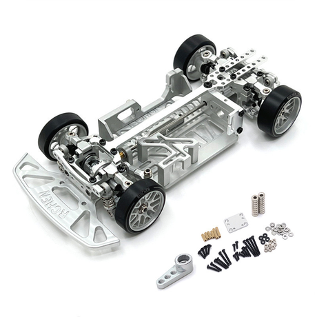 ARRIS 1:28 Metal RC Drift Car Chassis for WLtoys KYOSHO MINI-Q9 Car