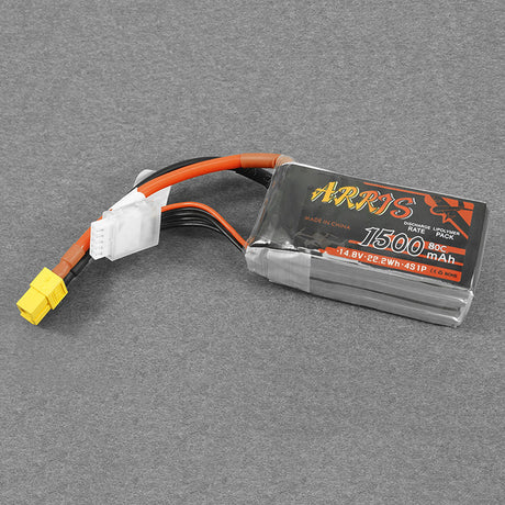 ARRIS 4S 14.8V 1500mAh 80C Graphene LiPo Battery for RC Drones