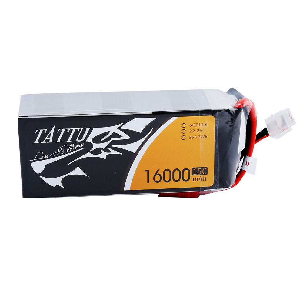 Tattu 6S 16000mAh 15C 6S1P Lipo Battery Pack