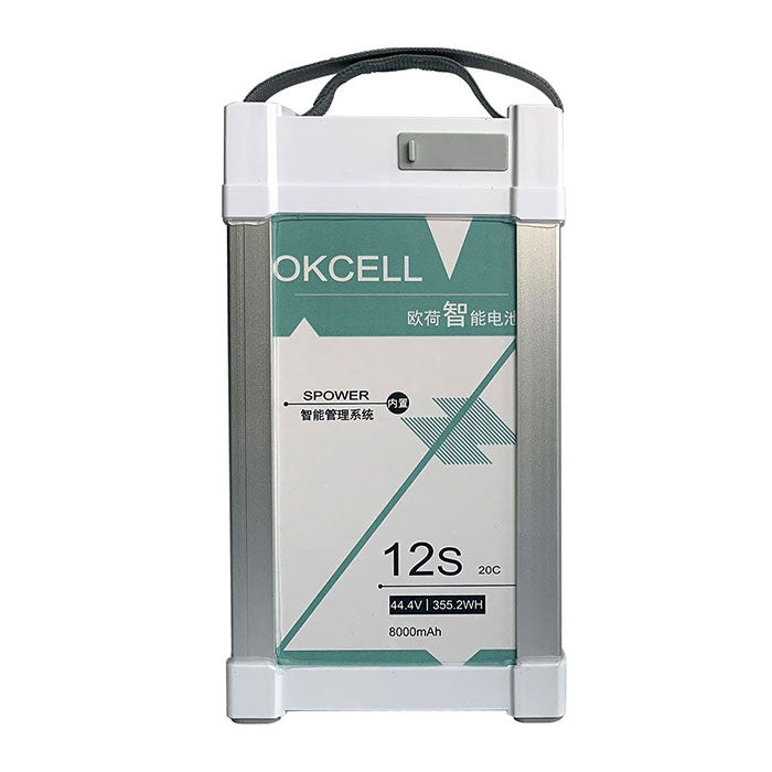 OKCELL 12S 44.4V 8000mAh 20C Intelligent Battery for UAV Drones