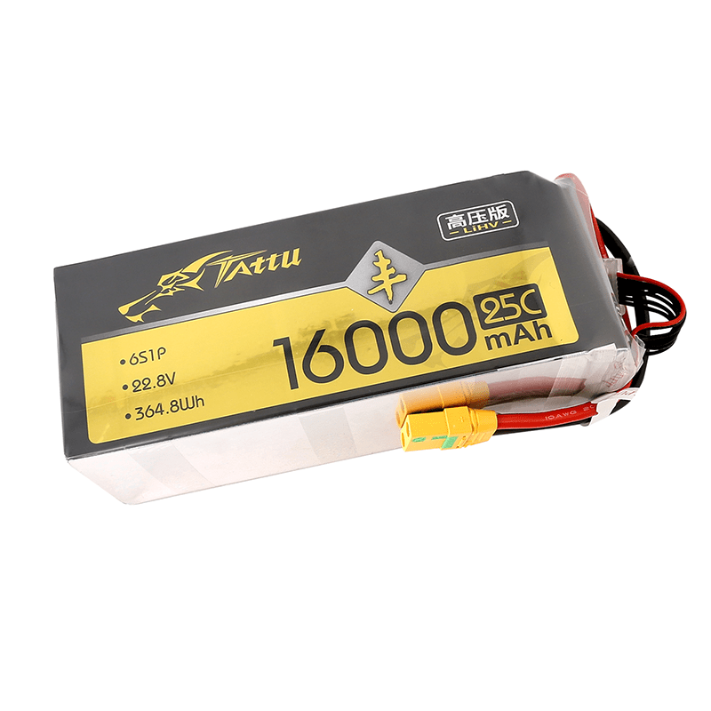 【純正特売】TATTU リポバッテリー16000mAh 6s バッテリー、充電器