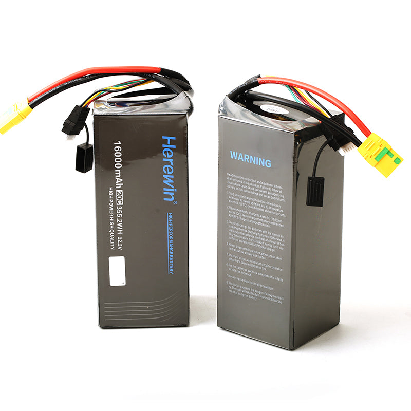 Herewin 6S 22.2V 16000mAh Lipo Battery for UAV RC Drones