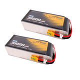 Tattu NCM 811 Semi-Solid 30000mah 6S 22.2V 5C Lipo Battery M900 M1200 Battery (2 PCS)