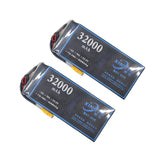 XINGTO 6S 22.2V 32000mah 10C Lipo Battery High Density Semi Solid-State Lithium Battery (2 PCS)