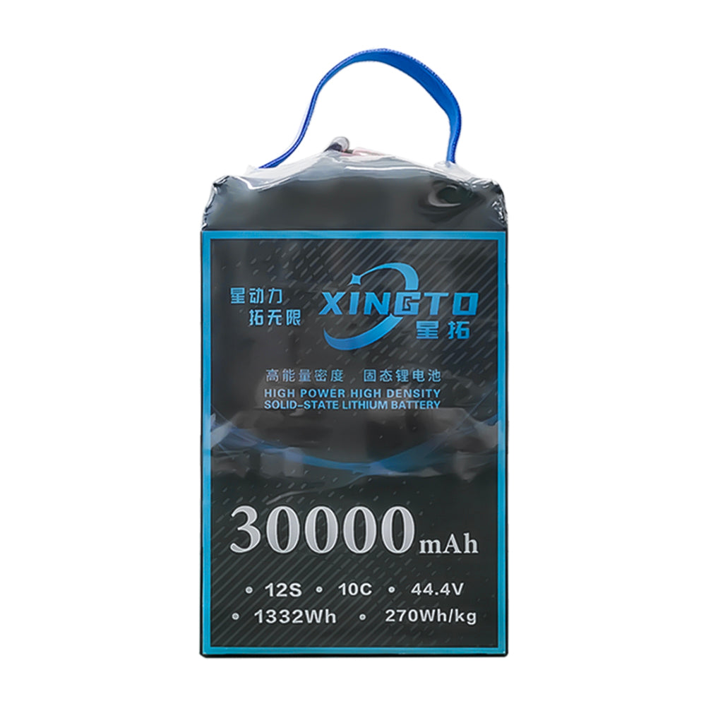 XINGTO 12S 30000mah 10C Lipo Battery High Density Semi Solid-State Lithium Battery