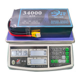 XINGTO 6S 23.1V 34000mAh HV Lipo Battery High Density Semi Solid-State Lithium Battery