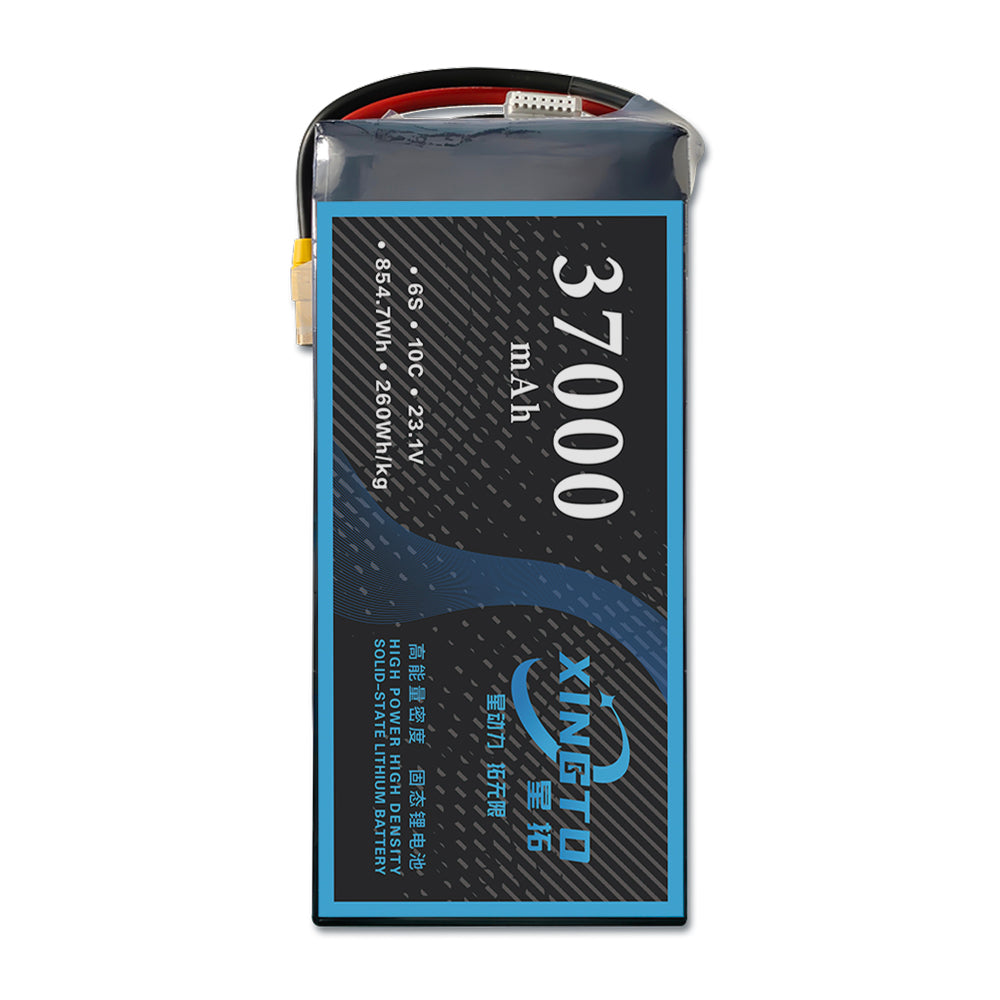 XINGTO 6S 23.1V 37000mAh HV Lipo Battery High Density Semi Solid-State Lithium Battery