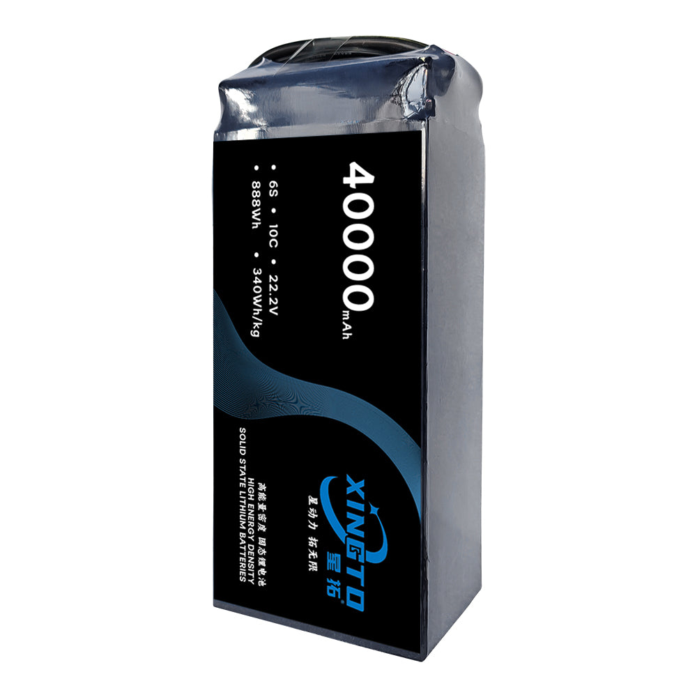 XINGTO 6S 22.2V 40000mAh Lipo Battery 340 WH/KG High Density