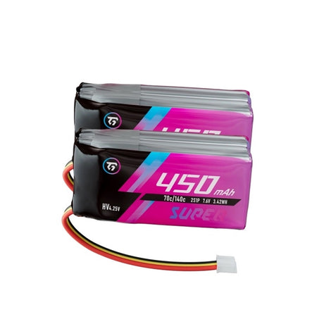 TG Super 450Mah 2S 7.6V 70C Lipo Battery PH2.0 Connector for MINI-Z RC Drift Car