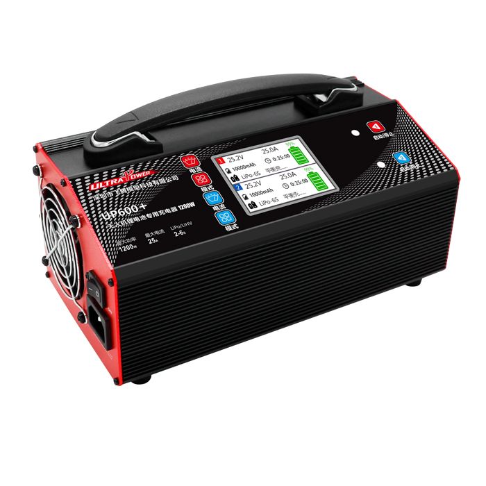 Ultra Power UP600+ 25A 2-6S Dual Channels Lipo Battery Balance Charger for Agriculture Drone