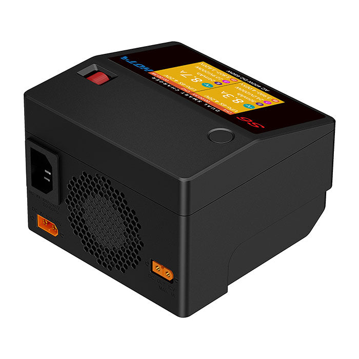 HOTA S6 AC400W DC650W 15A Dual Channel Smart Battery Charger for 1-6S Battery