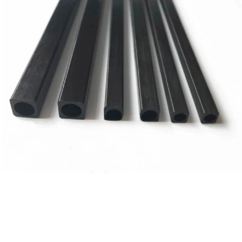 ARRIS 2PCS High Strength Outer Square Inner Round 3K Full Carbon Fiber Square Tube 500mm