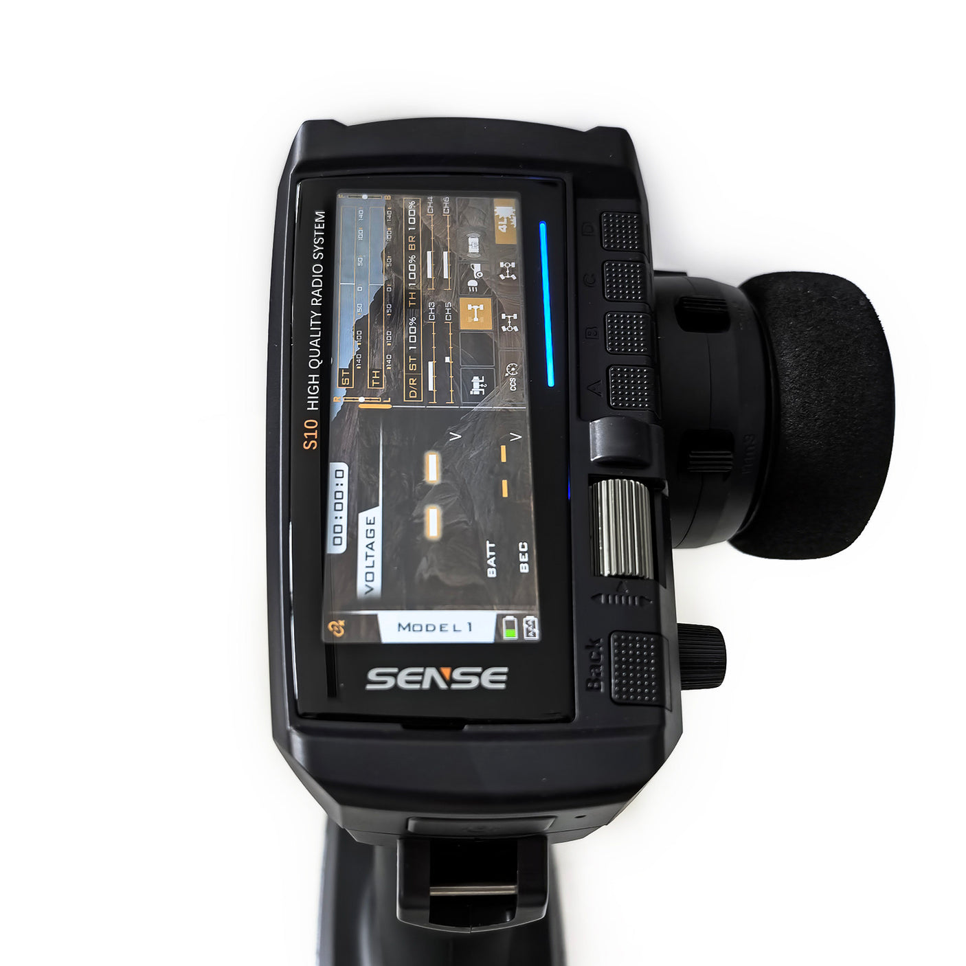 Sense S10 2.4GHz 10-Channel Bidirectional RC Radio System with Telemetry & Wi-Fi Updates