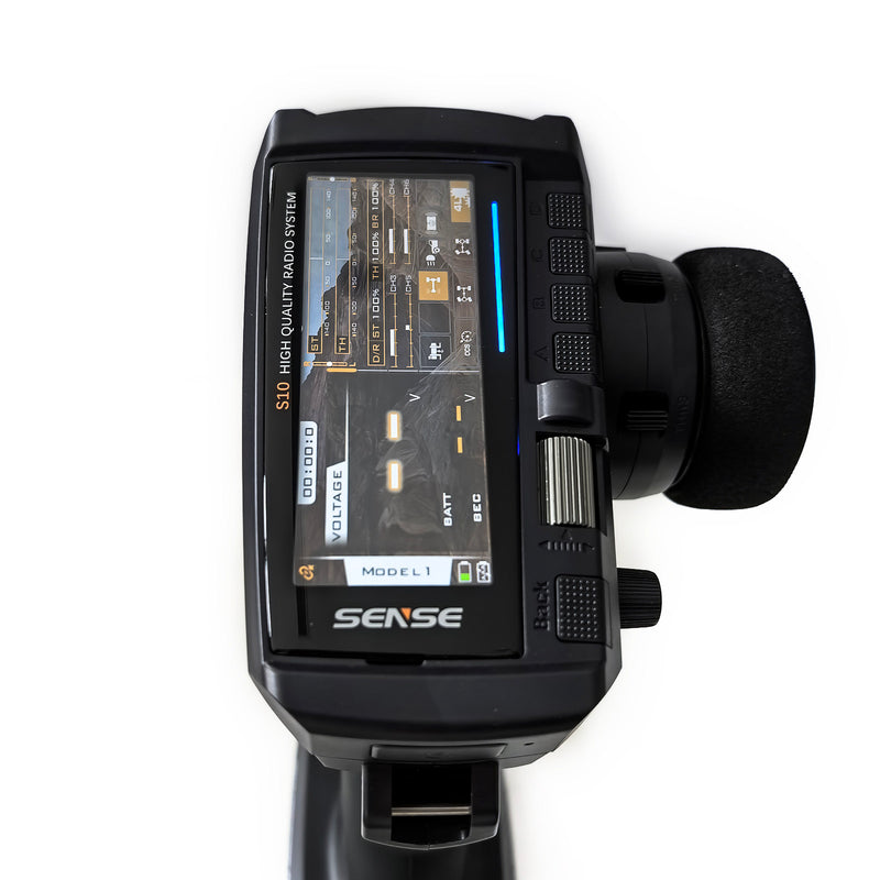 Sense S10 2.4GHz 10-Channel Bidirectional RC Radio System with Telemet ...