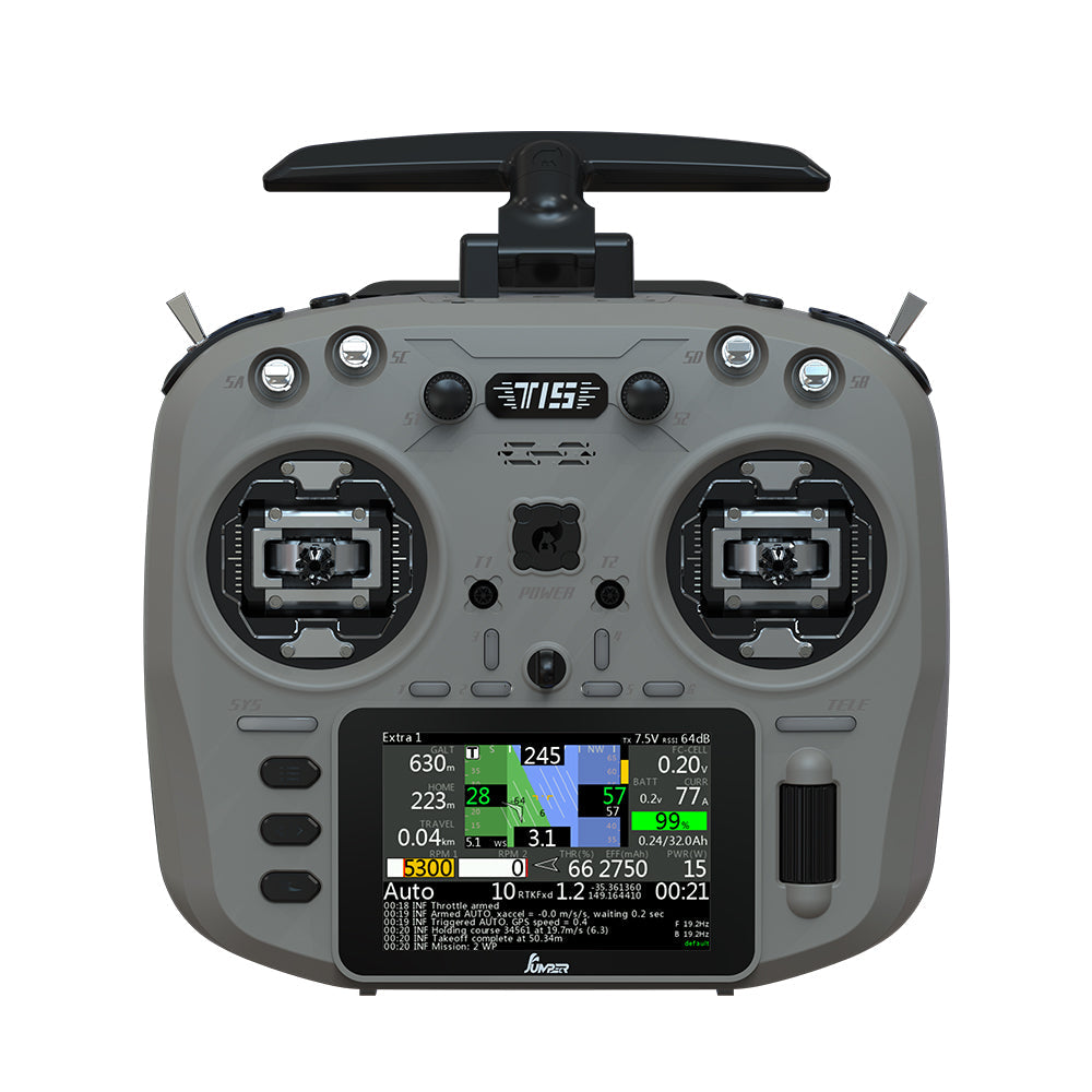 Jumper T15 2.4GHz VS-M HALL Sensor Gimbals 3.5" HD Touch Color Screen ELRS EdgeTX ExpressLRS Radio Controller