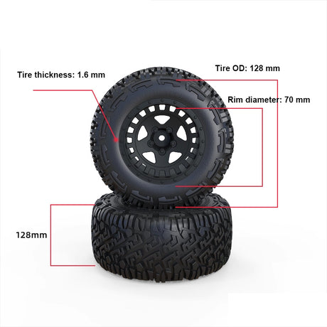 PDracing TK10 Car Shell Tires Parts