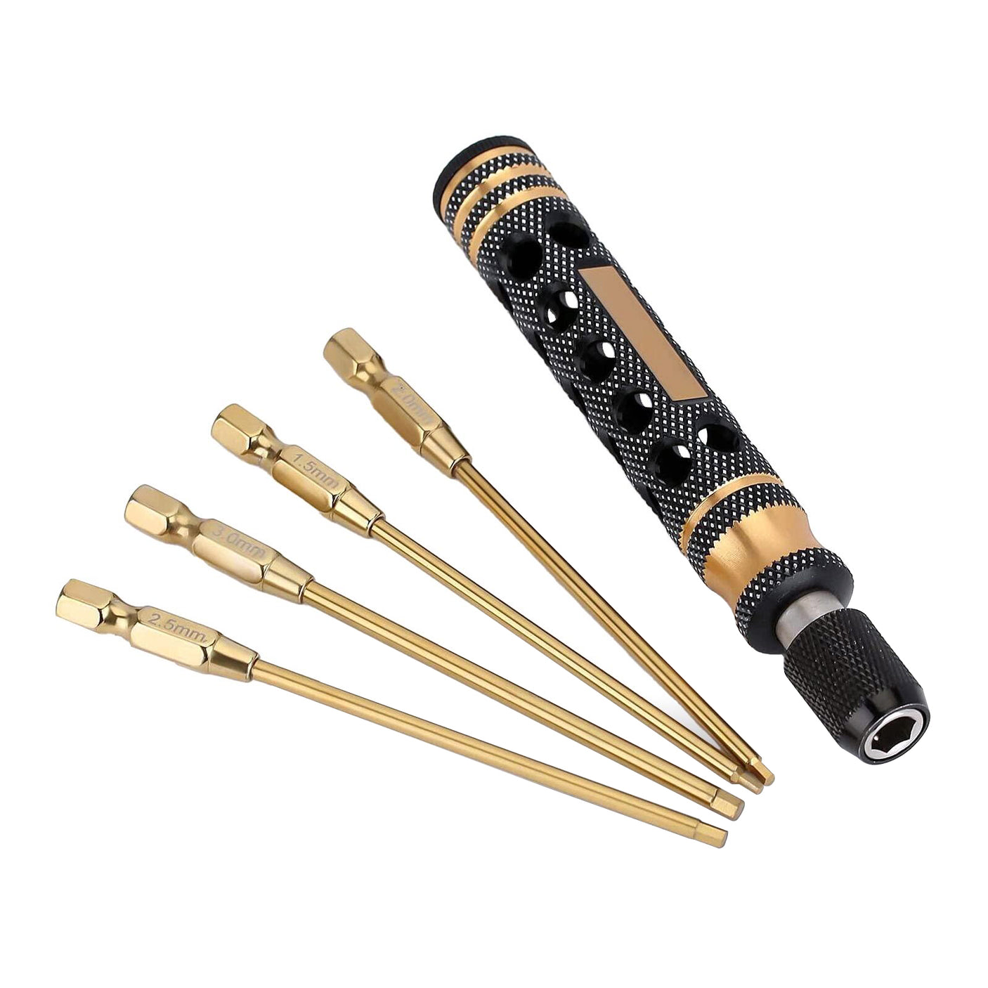 ARRIS Golden Honeycomb Handle 4 In 1 Hex Screwdriver Set 1.5-3.0MM