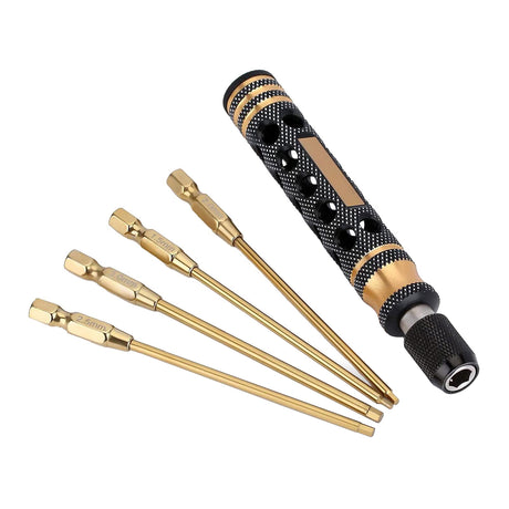 ARRIS Golden Honeycomb Handle 4 In 1 Hex Screwdriver Set 1.5-3.0MM