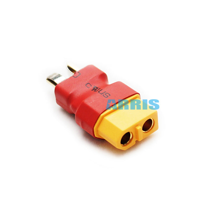 ARRIS XT60 Female Connector to T Plug Male Adapter (No Wires) HA7048