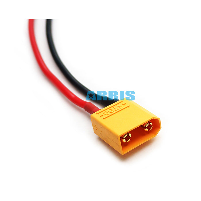 ARRIS Charger Leads XT90 Male Connector to 4mm Banana Plug (30cm / 14AWG) HA7046