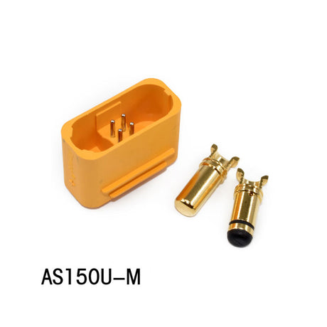 AS150 7mm Anti Chispa Auto Aislamiento De Bala De Oro Conector (2 Pares