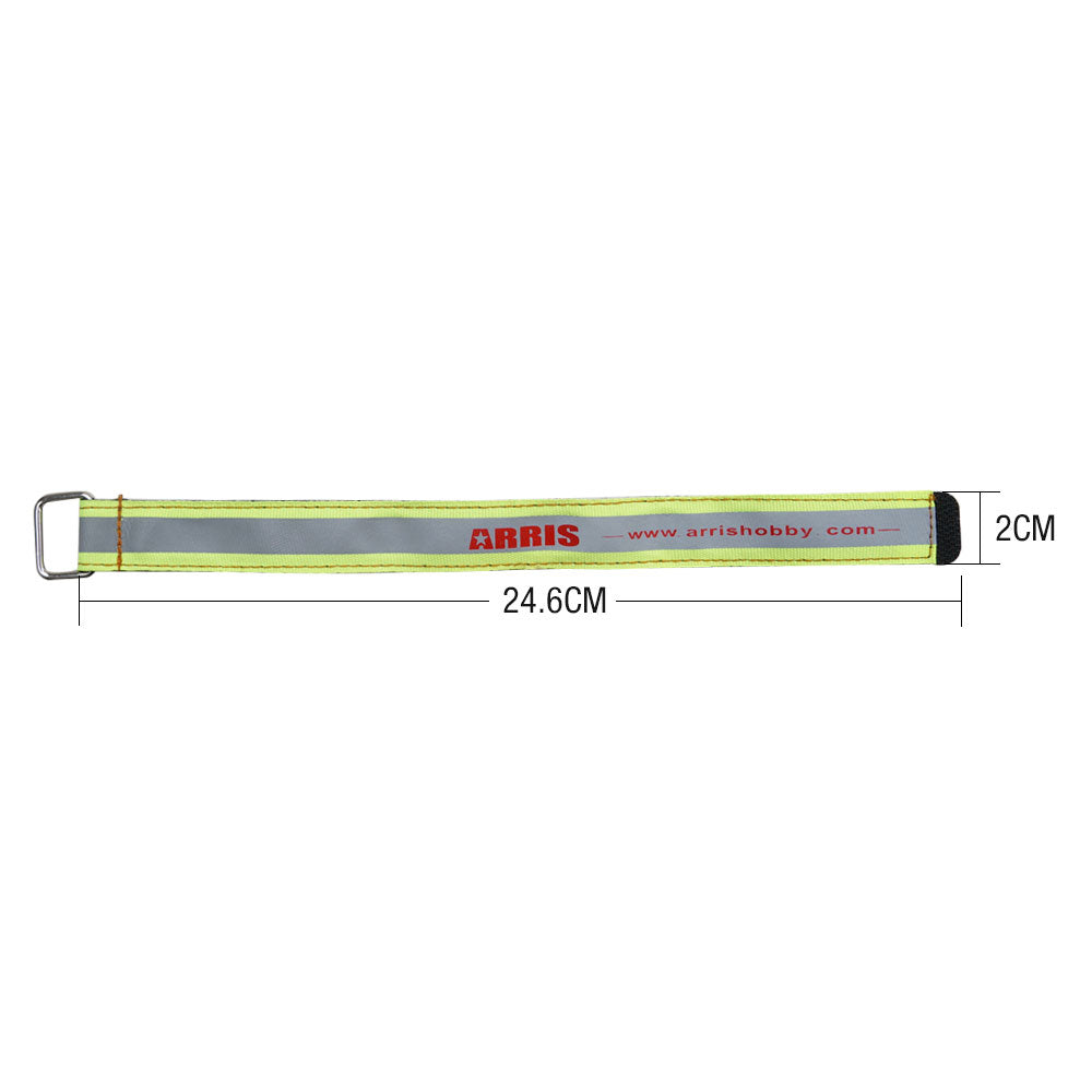 ARRIS High Strength Battery Straps 90kg+ Tensile Strength (Fluorescent Green)