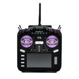 Helloradiosky V16 MAX ELRS 4in1 Multi-protocol V4.0 Hall Gimbals EdgeTX  Remote Controller with 4.3'' IPS Touch Screen Purple Color