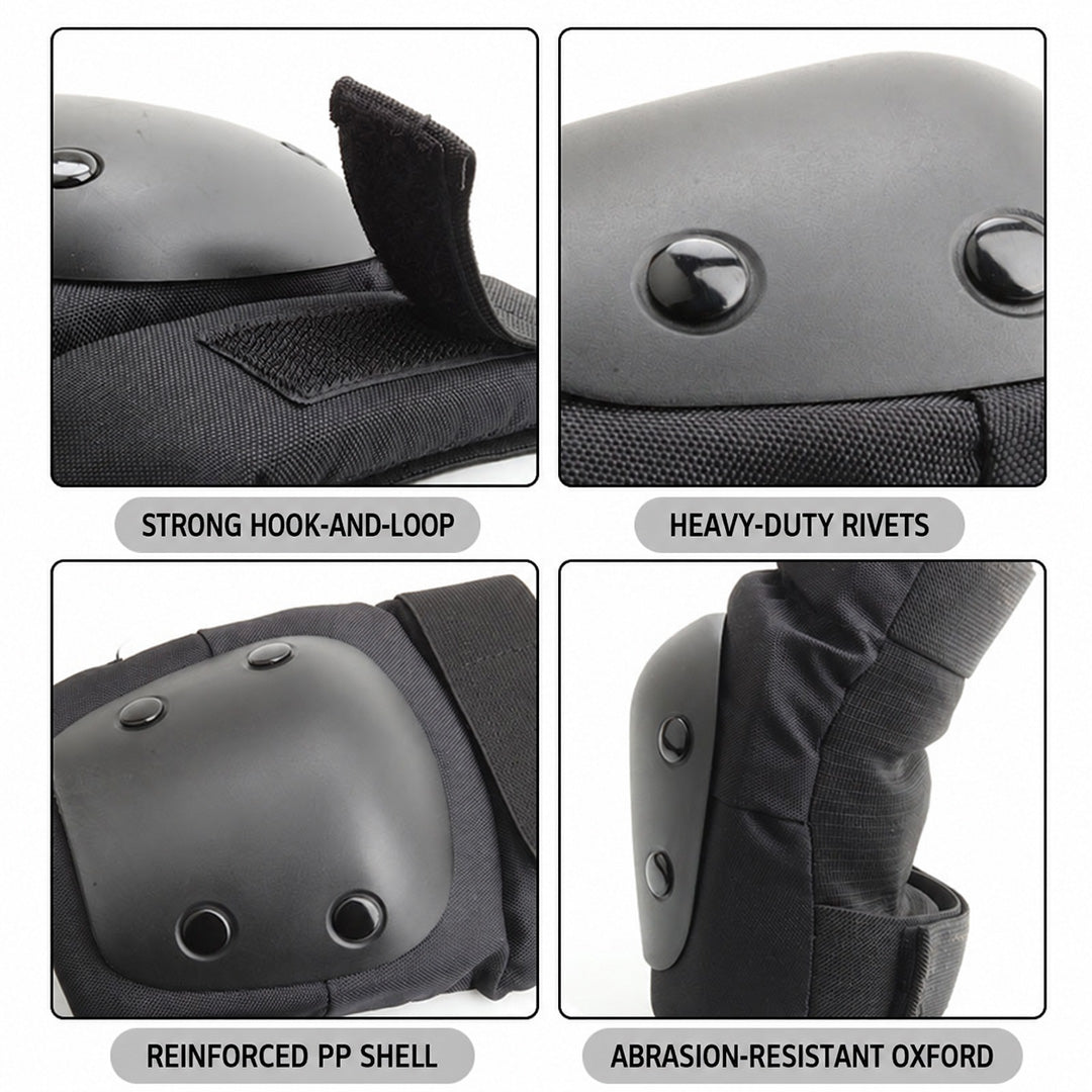 RCWING Turtle Shell Protective Gear Set – Knee Pads, Elbow Pads & Wrist Guards for Skateboarding