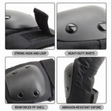 RCWING Turtle Shell Protective Gear Set – Knee Pads, Elbow Pads & Wrist Guards for Skateboarding