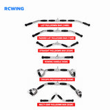 RCWING 6-Piece Cable Machine Attachment Training Bar Set