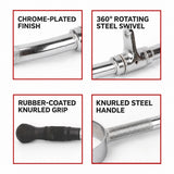 RCWING 6-Piece Cable Machine Attachment Training Bar Set