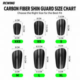RCWING Carbon Fiber Shin Guards with EVA Padding & Storage Case
