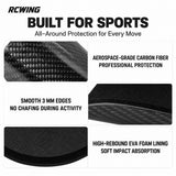 RCWING Carbon Fiber Shin Guards with EVA Padding & Storage Case