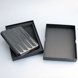 3K Twill Glossy Portable Carbon Fiber Cigar Travel Carrying Case Humidor