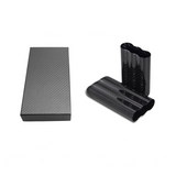 3K Twill Glossy Portable Carbon Fiber Cigar Travel Carrying Case Humidor