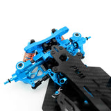 PMM 1/10 TT02 KIT Wheelbase Frame Carbon Chassis Fiber Drift Car RC Car Model